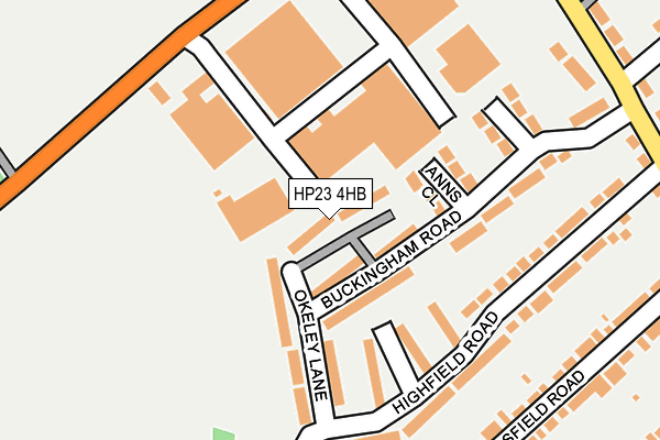 HP23 4HB map - OS OpenMap – Local (Ordnance Survey)