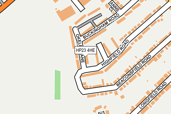 HP23 4HE map - OS OpenMap – Local (Ordnance Survey)