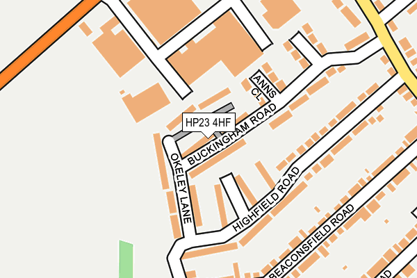 HP23 4HF map - OS OpenMap – Local (Ordnance Survey)