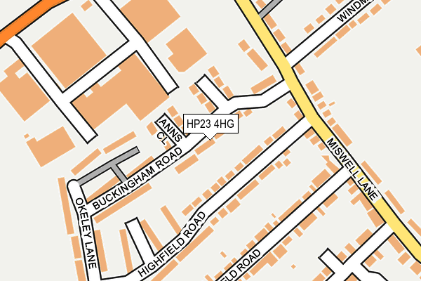 HP23 4HG map - OS OpenMap – Local (Ordnance Survey)