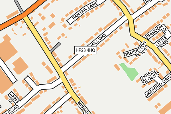 HP23 4HQ map - OS OpenMap – Local (Ordnance Survey)