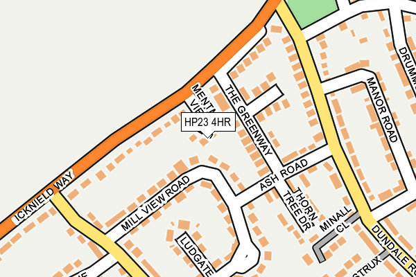 HP23 4HR map - OS OpenMap – Local (Ordnance Survey)