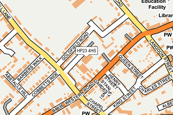 HP23 4HS map - OS OpenMap – Local (Ordnance Survey)