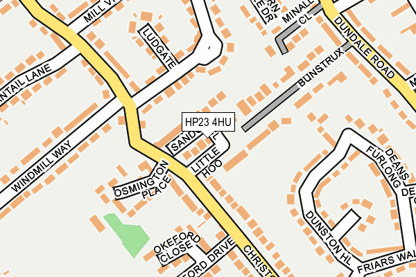 HP23 4HU map - OS OpenMap – Local (Ordnance Survey)