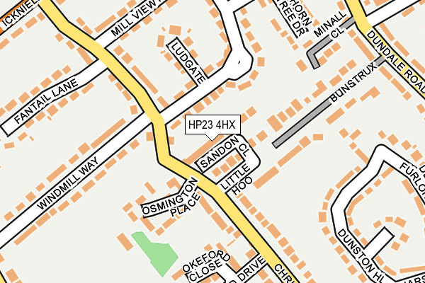 HP23 4HX map - OS OpenMap – Local (Ordnance Survey)
