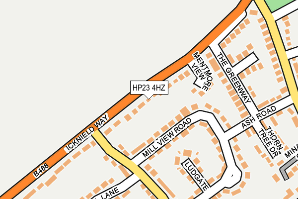 HP23 4HZ map - OS OpenMap – Local (Ordnance Survey)