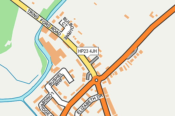 HP23 4JH map - OS OpenMap – Local (Ordnance Survey)