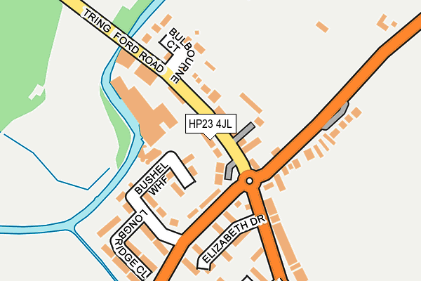 HP23 4JL map - OS OpenMap – Local (Ordnance Survey)