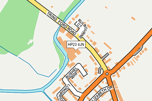 HP23 4JN map - OS OpenMap – Local (Ordnance Survey)