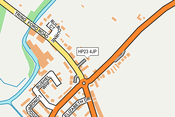 HP23 4JP map - OS OpenMap – Local (Ordnance Survey)