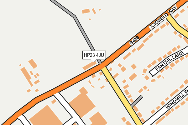 HP23 4JU map - OS OpenMap – Local (Ordnance Survey)