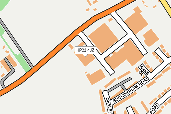HP23 4JZ map - OS OpenMap – Local (Ordnance Survey)
