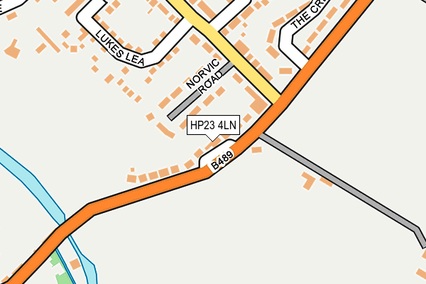 HP23 4LN map - OS OpenMap – Local (Ordnance Survey)
