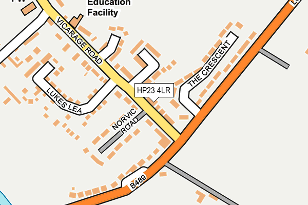 HP23 4LR map - OS OpenMap – Local (Ordnance Survey)