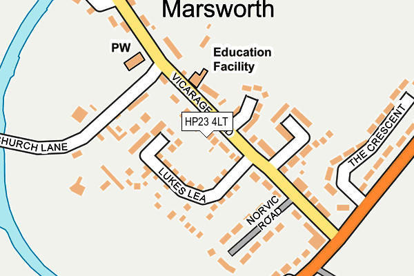 HP23 4LT map - OS OpenMap – Local (Ordnance Survey)