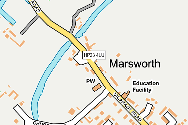 Map of MARSWORTH STEAM RALLY COMMUNITY INTEREST COMPANY at local scale