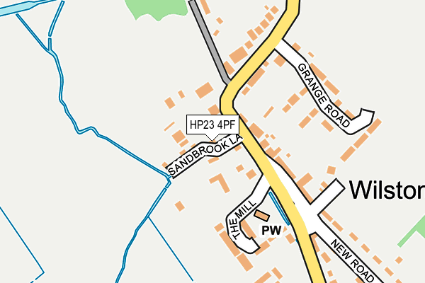 HP23 4PF map - OS OpenMap – Local (Ordnance Survey)