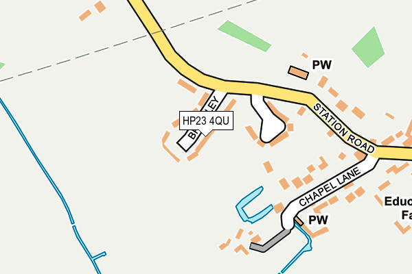 HP23 4QU map - OS OpenMap – Local (Ordnance Survey)