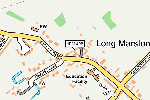 HP23 4RB map - OS OpenMap – Local (Ordnance Survey)