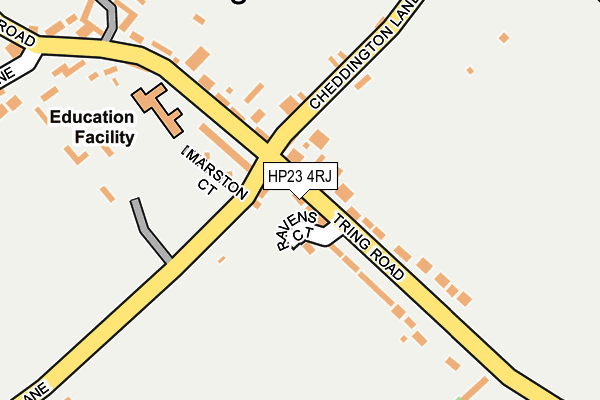 HP23 4RJ map - OS OpenMap – Local (Ordnance Survey)