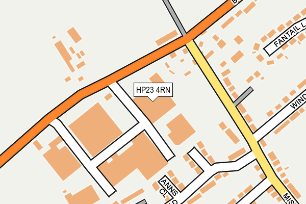 HP23 4RN map - OS OpenMap – Local (Ordnance Survey)