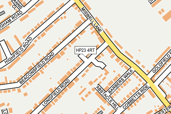 HP23 4RT map - OS OpenMap – Local (Ordnance Survey)