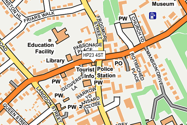 HP23 4ST map - OS OpenMap – Local (Ordnance Survey)