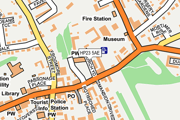 HP23 5AE map - OS OpenMap – Local (Ordnance Survey)