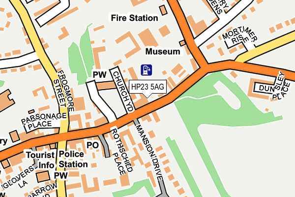 HP23 5AG map - OS OpenMap – Local (Ordnance Survey)