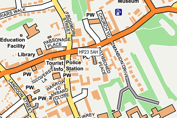 HP23 5AH map - OS OpenMap – Local (Ordnance Survey)