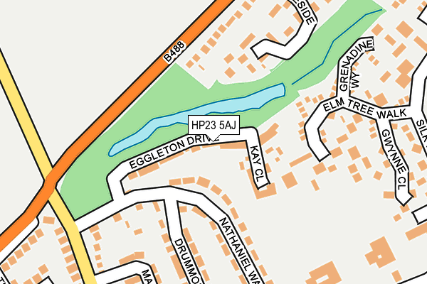 HP23 5AJ map - OS OpenMap – Local (Ordnance Survey)