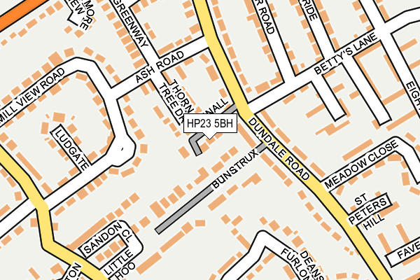 HP23 5BH map - OS OpenMap – Local (Ordnance Survey)