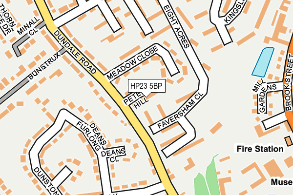 HP23 5BP map - OS OpenMap – Local (Ordnance Survey)