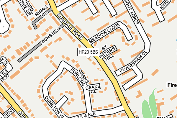 HP23 5BS map - OS OpenMap – Local (Ordnance Survey)