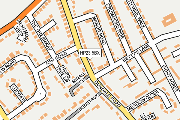 HP23 5BX map - OS OpenMap – Local (Ordnance Survey)