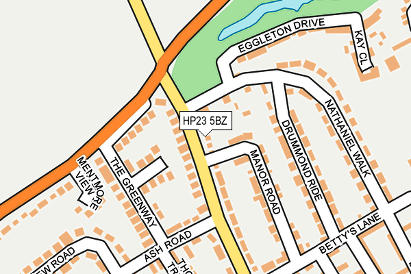 HP23 5BZ map - OS OpenMap – Local (Ordnance Survey)