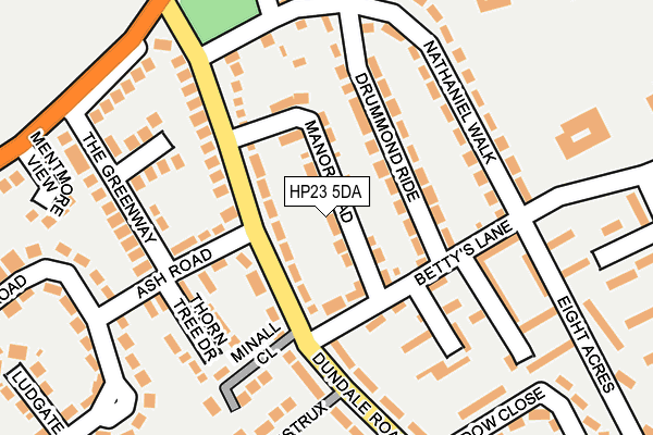 HP23 5DA map - OS OpenMap – Local (Ordnance Survey)