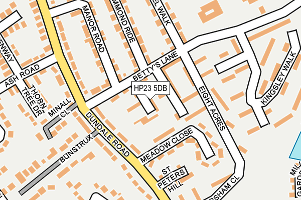 HP23 5DB map - OS OpenMap – Local (Ordnance Survey)