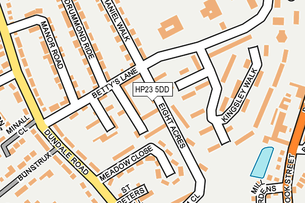 HP23 5DD map - OS OpenMap – Local (Ordnance Survey)