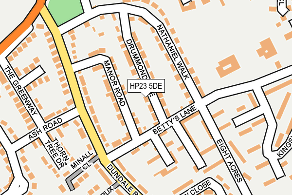HP23 5DE map - OS OpenMap – Local (Ordnance Survey)