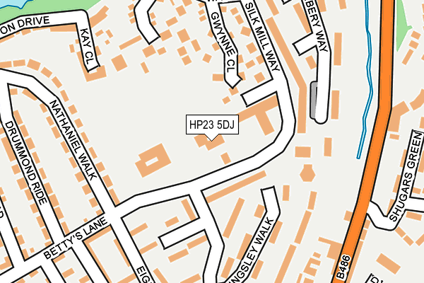 HP23 5DJ map - OS OpenMap – Local (Ordnance Survey)