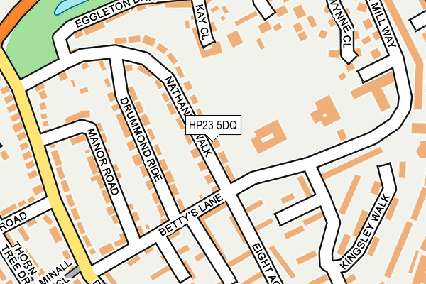 HP23 5DQ map - OS OpenMap – Local (Ordnance Survey)