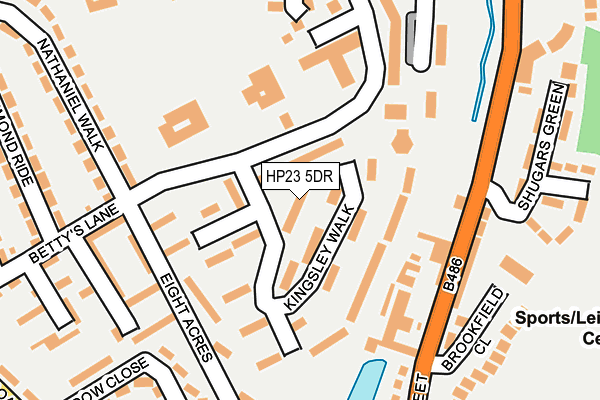 HP23 5DR map - OS OpenMap – Local (Ordnance Survey)