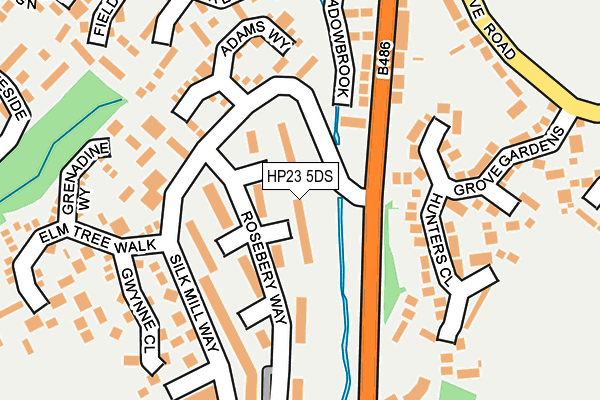 HP23 5DS map - OS OpenMap – Local (Ordnance Survey)