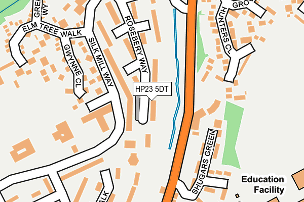 HP23 5DT map - OS OpenMap – Local (Ordnance Survey)