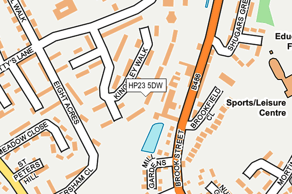 HP23 5DW map - OS OpenMap – Local (Ordnance Survey)