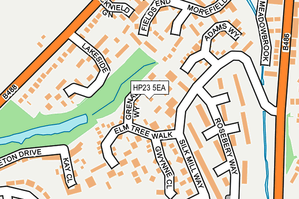 HP23 5EA map - OS OpenMap – Local (Ordnance Survey)