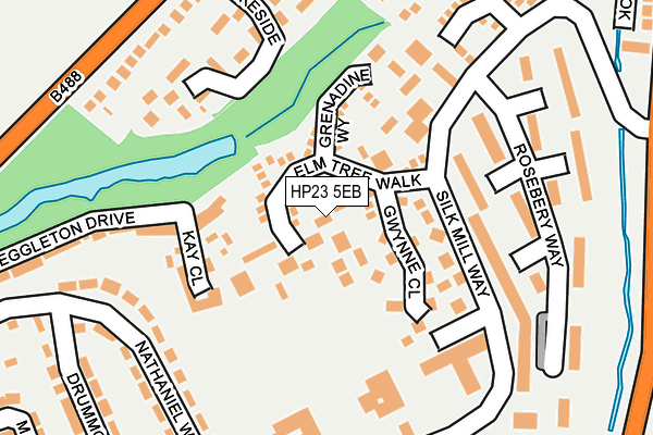 HP23 5EB map - OS OpenMap – Local (Ordnance Survey)
