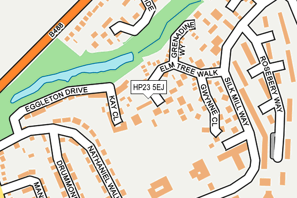 HP23 5EJ map - OS OpenMap – Local (Ordnance Survey)