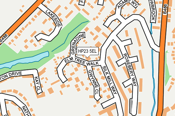 HP23 5EL map - OS OpenMap – Local (Ordnance Survey)